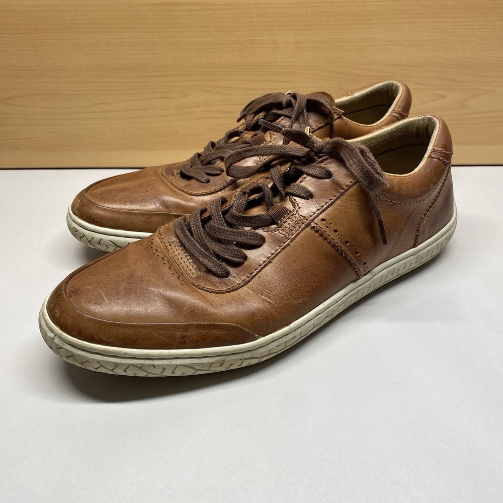 Piloti Shoes Mens Size 8.5 Brown Avenue Driving Sneakers Leather Portugal‎ Made